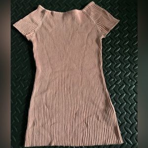 revamped ribbed short sleeve top size large
